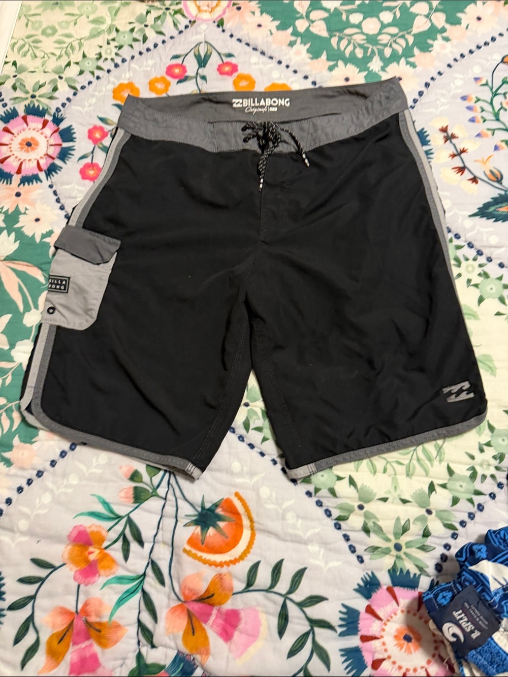 Billabong Men’s Black and Gray Board Shorts